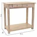 Mebel do Przedpokoju z Szufladami Alexandra House Living Biały Naturalny Drewno mango Drewno MDF 40 x 76 x 135 cm