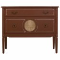 Komoda Alexandra House Living Brązowy Naturalny Rattan Drewno świerkowe Drewno MDF 38 x 72 x 88 cm