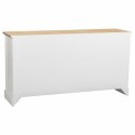 Kredens Alexandra House Living Biały Brązowy Stop cynku Drewno MDF 40 x 80 x 150 cm