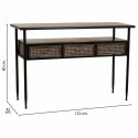 Mebel do Przedpokoju z Szufladami Alexandra House Living Brązowy Metal 42 x 80 x 122 cm