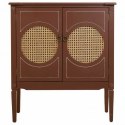 Odbiornik Alexandra House Living Brązowy Naturalny Rattan Drewno świerkowe Drewno MDF 38 x 90 x 80 cm