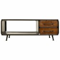 Stolik Alexandra House Living Brązowy Metal Drewno świerkowe Drewno MDF 64 x 46 x 120 cm