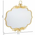 Lustro ścienne Alexandra House Living Złoto Metal Żelazo Lustro 4 x 90 x 78 cm