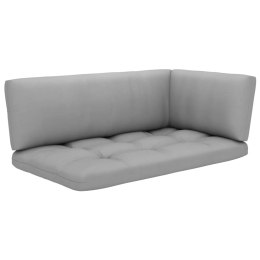 Poduszki na sofę z palet, 3 szt., szare