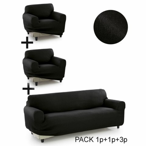 Pokrowiec na Sofę Sofakover Pocket Trio Romeo 3 Sztuk - Płótno Pokrowiec na Sofę Sofakover Pocket Trio Romeo 3 Sztuk - Płótno