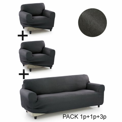 Pokrowiec na Sofę Sofakover Pocket Trio Romeo 3 Sztuk - Płótno Pokrowiec na Sofę Sofakover Pocket Trio Romeo 3 Sztuk - Płótno