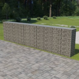 Perete gabion cu capace, 600 x 50 x 150 cm, oțel galvanizat