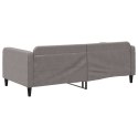 VidaXL Sofa z funkcją spania, kolor taupe, 100x200 cm, obita tkaniną