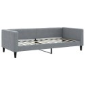 VidaXL Sofa z funkcją spania, jasnoszara, 90x190 cm, obita tkaniną