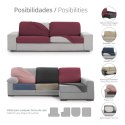 Poszewka na poduszkę Eysa THOR Bordeaux 85 x 15 x 100 cm Sofa