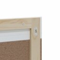 Bathroom Mirror with Shelf BERG White 23.6"x4.7"x27.6" Solid Wood