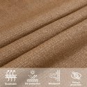 Żagiel przeciwsłoneczny, 160 g/m², taupe, 4,5x4,5x4,5m, HDPE