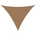 Żagiel przeciwsłoneczny, 160 g/m², taupe, 6x8 m, HDPE