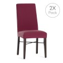 Nakrycie na krzesło Eysa BRONX Bordeaux 50 x 55 x 50 cm 2 Sztuk