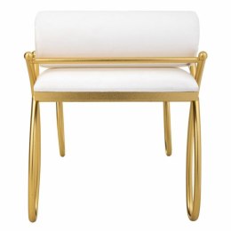 Taboret Alexandra House Living Złoto Piana Żelazo Drewno MDF 49 x 53 x 112 cm