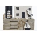 Figurka Dekoracyjna Home ESPRIT Niebieski Granatowy 17 x 8,5 x 30 cm (2 Sztuk)