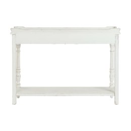 Konsola DKD Home Decor 120 x 40 x 84,5 cm Jodła Biały Drewno MDF