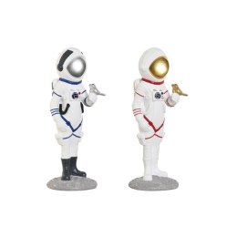 Figurka Dekoracyjna Home ESPRIT Niebieski Biały Czerwony Srebrzysty Kobieta Astronauta 10 x 11 x 29 cm (2 Sztuk)