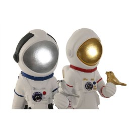 Figurka Dekoracyjna Home ESPRIT Niebieski Biały Czerwony Srebrzysty Kobieta Astronauta 10 x 11 x 29 cm (2 Sztuk)