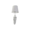 Lampa ścienna Home ESPRIT Biały Nowoczesny Koń Wykończenie antyczne 220 V 18 x 21,5 x 50,5 cm (2 Sztuk)