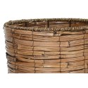 Zestaw doniczek Home ESPRIT Brązowy Metal Rattan Tropikalny 31 x 31 x 27 cm