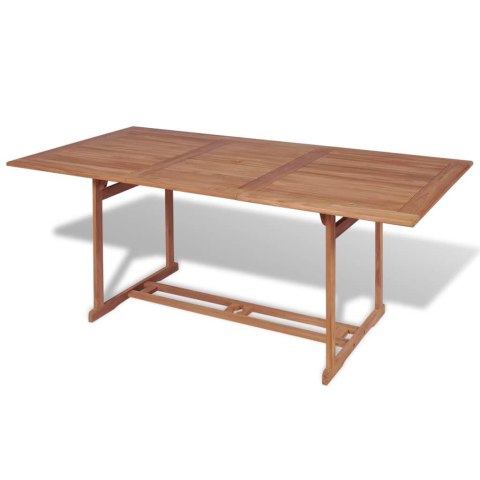 Patio Table 70.9"x35.4"x29.5" Solid Teak Wood