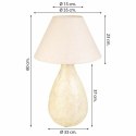 Lampa stołowa Alexandra House Living Krem Żelazo 33 x 60 x 33 cm