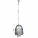 Lampa Sufitowa Alexandra House Living Szary Srebrzysty