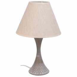 Lampa stołowa Alexandra House Living Biały Szary Metal Materiał 220-240 V 23 x 38 x 23 cm