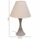 Lampa stołowa Alexandra House Living Biały Szary Metal Materiał 220-240 V 23 x 38 x 23 cm