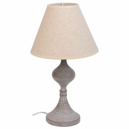 Lampa stołowa Alexandra House Living Biały Szary Metal Materiał 220-240 V 23 x 41 x 23 cm