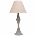 Lampa stołowa Alexandra House Living Biały Szary Metal Materiał 220-240 V 23 x 46 x 23 cm