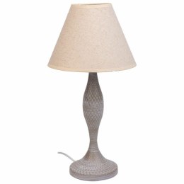 Lampa stołowa Alexandra House Living Biały Szary Metal Materiał 220-240 V 23 x 46 x 23 cm