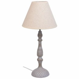 Lampa stołowa Alexandra House Living Biały Szary Metal Materiał 220-240 V 23 x 51 x 23 cm