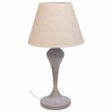 Lampa stołowa Alexandra House Living Biały Szary Metal Materiał 220-240 V 25 x 46 x 25 cm