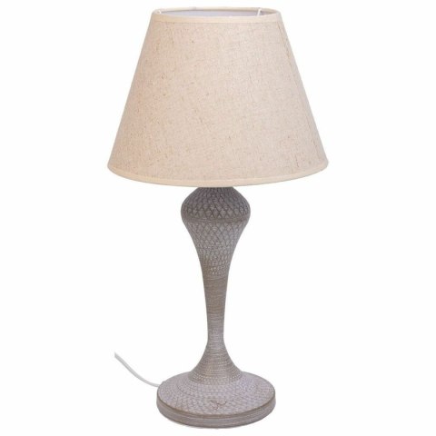 Lampa stołowa Alexandra House Living Biały Szary Metal Materiał 220-240 V 25 x 46 x 25 cm