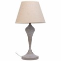 Lampa stołowa Alexandra House Living Biały Szary Metal Materiał 220-240 V 25 x 46 x 25 cm