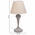 Lampa stołowa Alexandra House Living Biały Szary Metal Materiał 220-240 V 25 x 46 x 25 cm