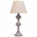 Lampa stołowa Alexandra House Living Biały Szary Metal Materiał 220-240 V 25 x 50 x 25 cm