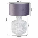 Lampa stołowa Alexandra House Living Biały Żelazo 35 x 69 x 35 cm