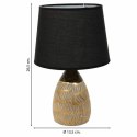 Lampa stołowa Alexandra House Living Złoto Ceramika 13 x 26 x 13 cm