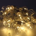 Lampka Sznurkowa Kulki LED Party Lighting Vintage Ciepła Biel 12,5 m