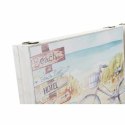 Narzuta DKD Home Decor Licznik Plaża Drewno MDF 2 Sztuk 46,5 x 6 x 31,5 cm