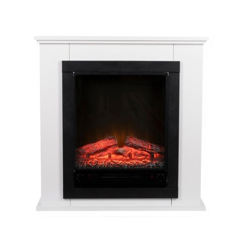 Dekoracyjny Kominek Elektryczny Ścienny Classic Fire Geneva Czarny/Biały 1800 W 70 x 22 x 71 cm