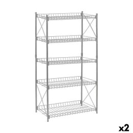 Regał Confortime Metal 52 x 34 x 110 cm (2 Sztuk)