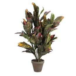 Roślina Dekoracyjna Mica Decorations Croton Kolor Zielony PVC (73 x 40 cm)