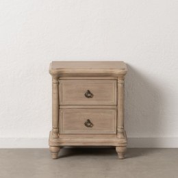 Stolik Nocny Naturalny Drewno świerkowe Drewno MDF 48 x 38 x 56 cm