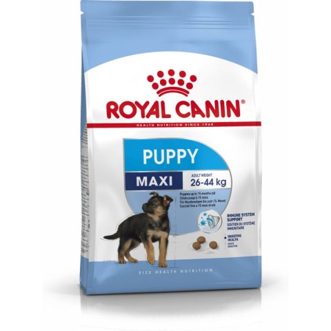 Karma Royal Canin Maxi Puppy Szczeniak/Junior kurczak Ryż Ptaki 4 Kg