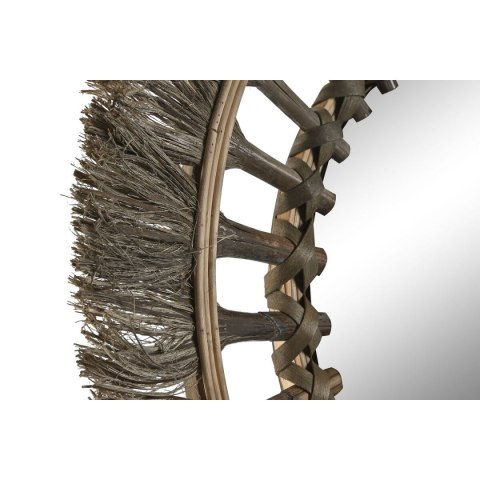 Lustro ścienne Home ESPRIT Naturalny Tropikalny 60 x 2,5 x 60 cm