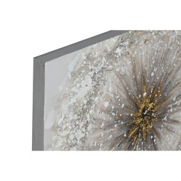 Obraz Home ESPRIT Biały Szary Płótno Drewno MDF Romantyczny 80 x 3 x 80 cm (2 Sztuk)